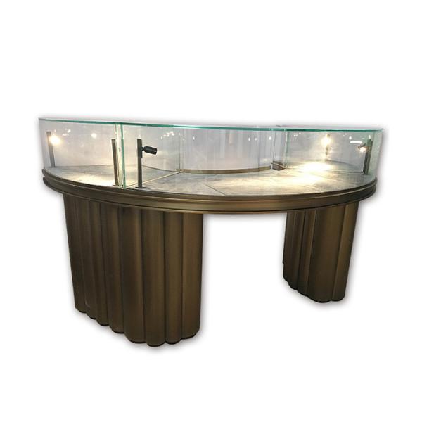 Brand Glass Jewelry Display Showcase Color Customized Retail Shop Fittings