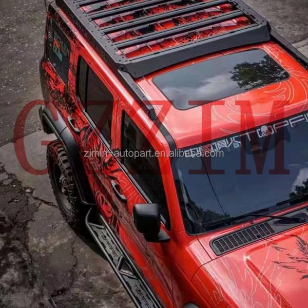 Aluminum Alloy Car Roof Rack Roof Luggage Carrier Black For Tank 300 2022
