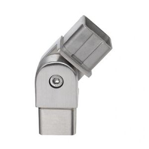 Cheap High Precision Square Stainless Steel Balustrade Adjustable Pipe Connector wholesale