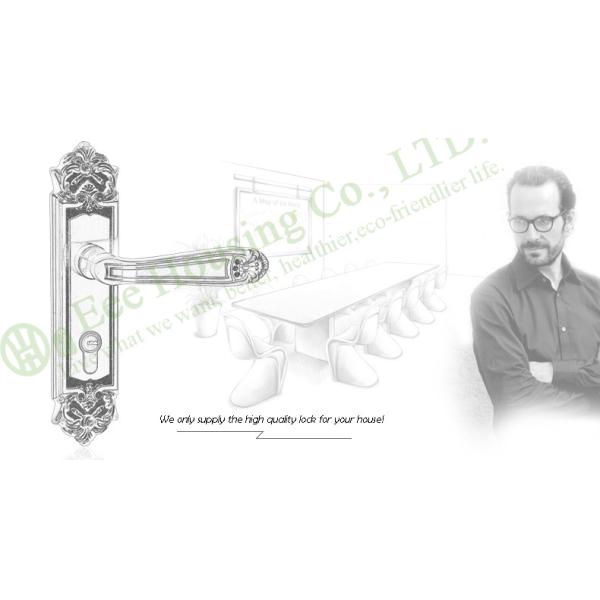 Mortise lock for timber door,Interior Door Locks factory,Antique Brass finish,Bedroom lock