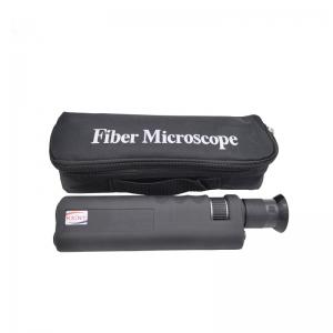 Cheap Handheld Optical Fiber Inspection Microscope , 200x 400x Fiber Optic Inspection Tool wholesale