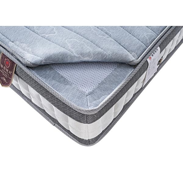 Cotton Memory Foam And Pocket Spring Mattress , 150x200cm Mattress With Brown Coir