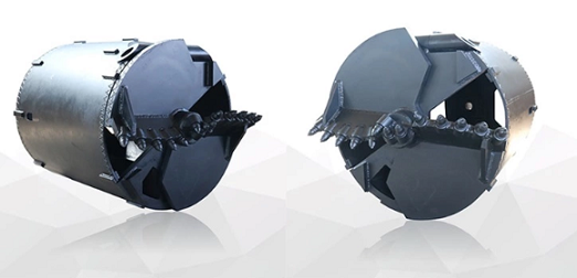 Economic Drilling Tools , Auger Feed Bucket High Durability For Rock Drilling