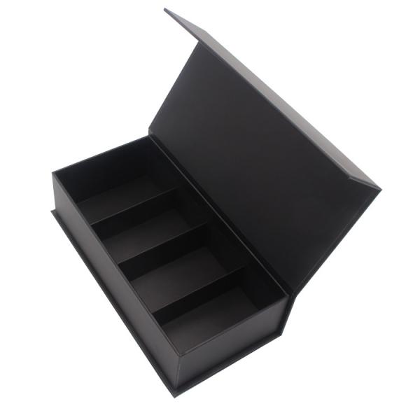 Custom Luxury Magnetic Wine Packaging Boxes For 3 Bottles