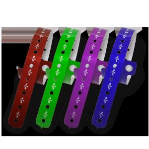 Cheap Custom Vinyl PVC Wristbands High Durability Personalised Bracelets wholesale