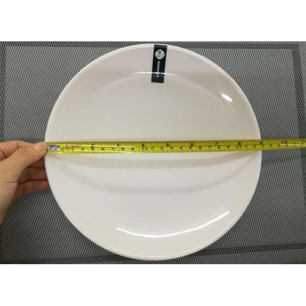 Unbaked Porcelain Dinnerware Sets UNK Plate Diameter 23cm Weight 250g White Color
