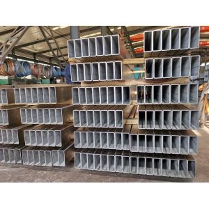 China Structural Galvanised Steel Box Section , Galvanised Rectangular Tube Posts Durable on sale