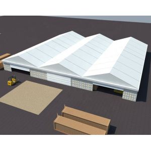 Storage Waterproofing Large Aluminum Frame Tent DIN4102 B1 M2