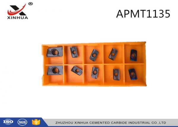 Quality Indexable Tooling Milling Inserts Face Mill APMT1135 For CNC Tool Milling Cutter for sale