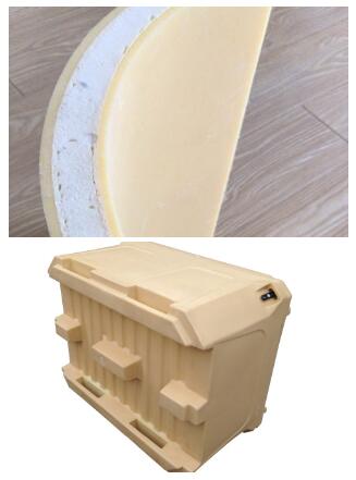 1000L Cold Food Transport Containers Plastic Insulated Frozen Food Transport Boxes