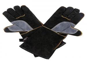 Cheap Extreme High Temperature Heat Resistant Gloves Cow Leather Material wholesale