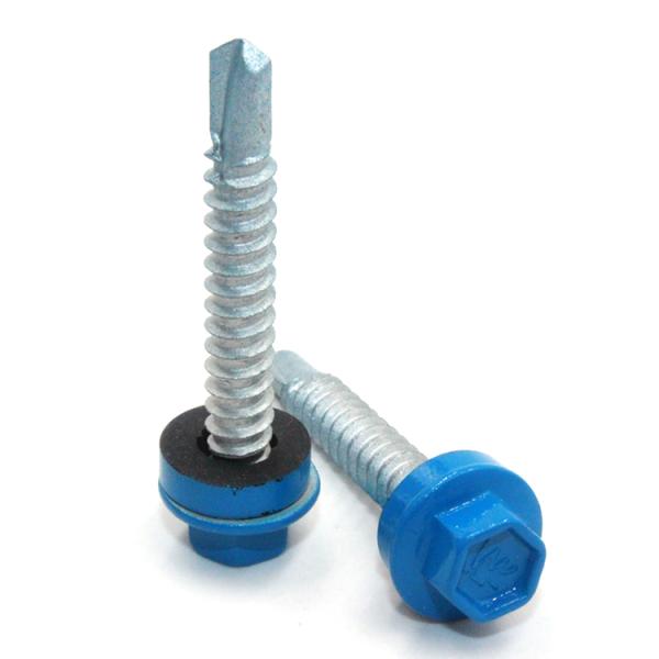 OEM Customized Metal Galvanized Hexagonal Hex Head Self Drilling Screw for Roofing