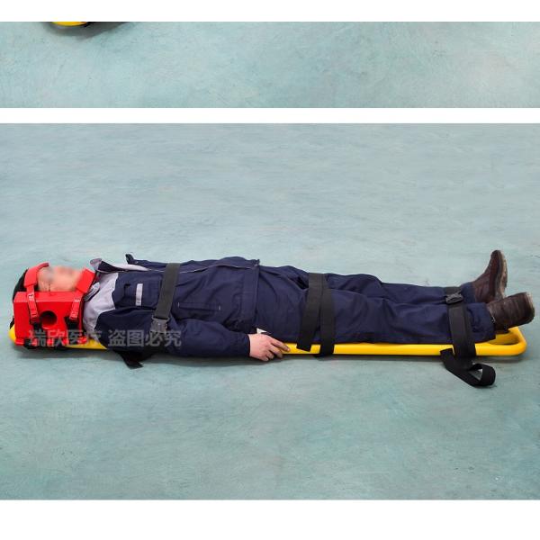 Emergency Rescue Red NBR Head Immobilizer for Stretcher Durable Device
