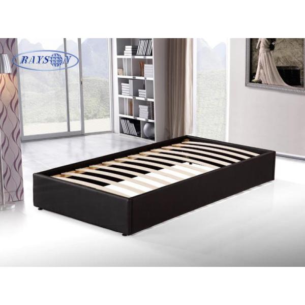 Quality Home Furniture Hotel Bed Base Metal Slat Fabric Material for sale