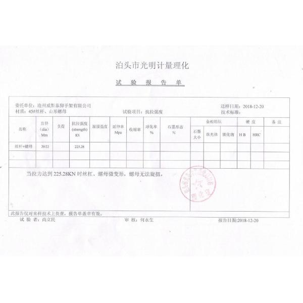 D22 Ductile Cast Iron Butterfly Wing Tie Rod Nut