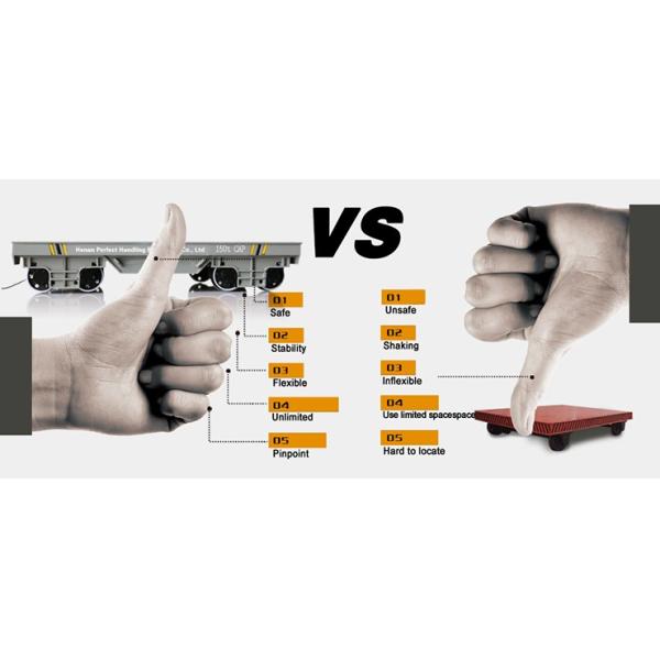 battery electric rail carts for material handling transformers
