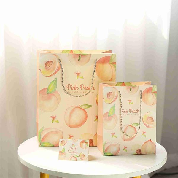 Personalized paper 8x4x10 Gift Bags Packaging Shopping For Children Kids Birthday Party