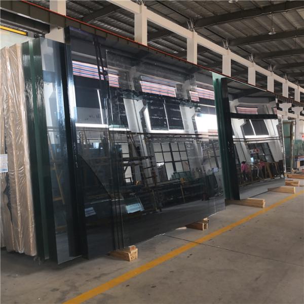 Commercial Glass Curtain Wall Systems Flat / Curved Insulated Glass Panel Curtain Wall Greenhouse Thermal Insulation Energy Saving