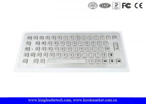 China IP65 Rating Metal Kiosk Industrial Mini Keyboard With 64 Metal Compact Keys on sale