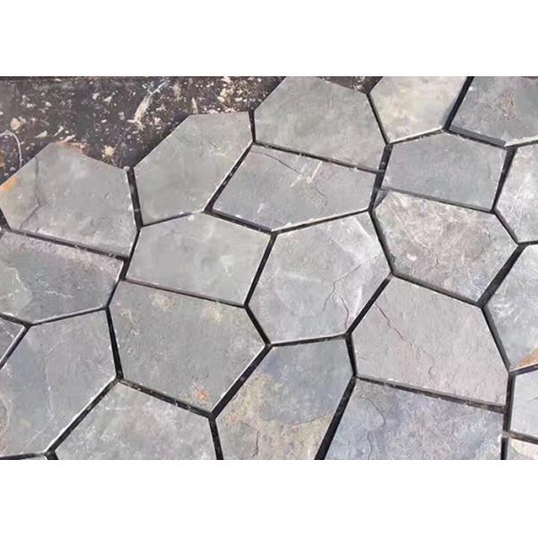 Natural stone Slate Flagstone Walkway Weathering Resistance , Slate Flagstone