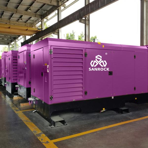 Screw Drive Air Compressor 20bar 30bar 40bar Water Well Air Compressor Diesel Air Compressor Machine