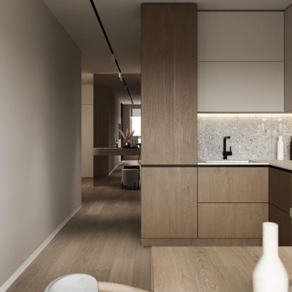 Kitchen Wooden Cabinets With Marble Island Matt Finish Cupboard Handles Wooden Veneer Kitchen Cabinet For Apartment