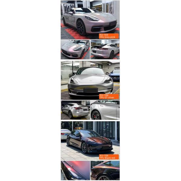 TPU Black green Car Films Color Change PPF Liquid Metal Red Auto 1.52*17m/roll Ppf Paint Protection Film Colored PPF Film