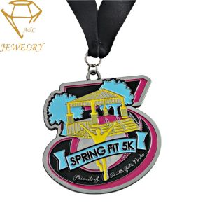 Cheap Ribbon Sport Award Marathon Finisher Medals wholesale