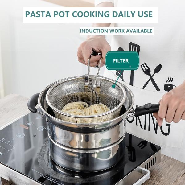 Stainless Steel Kitchen Sauce Pans Sustainable Eco Friendly Milk Pot