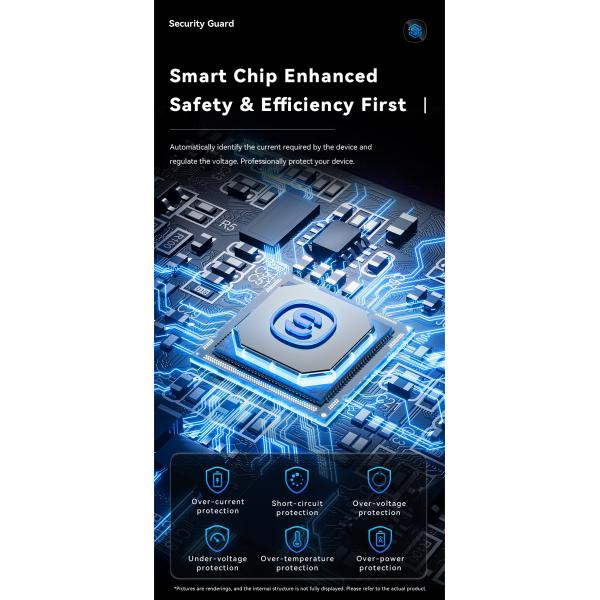 ESSAGER F738 Series Quick Car Phone Charger 70W with 4 Ports 2 USB A 2 USB C