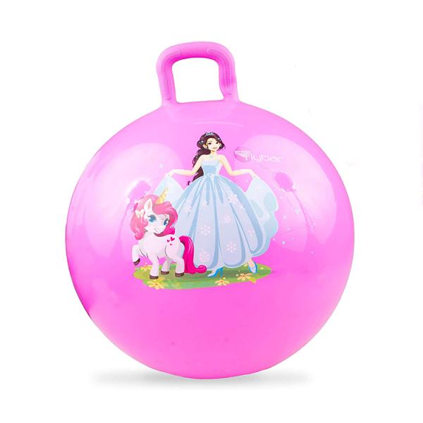 Kids' Bouncy Jumping Ball with Rubber Handle 18''-24'' Diameter and Customized Design