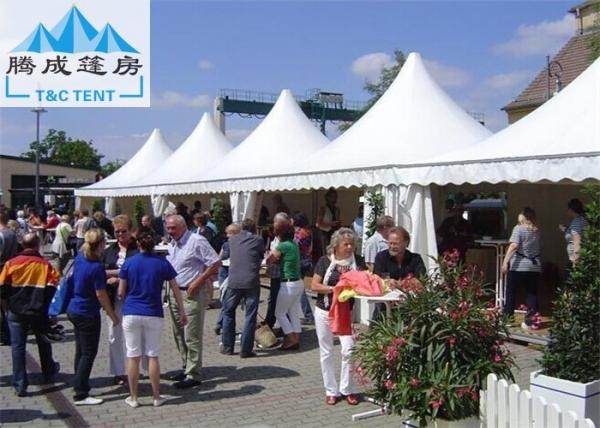 Quality Commercial PVC Cloth Proof Marquee Party Tent 6x6M UV Resistant Waterproof for sale