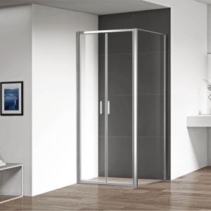Customizable Sliding Square Tempered Glass Shower Cabin Shower Enclosure