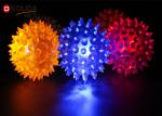 Rubbery Squeezable Glow In The Dark Dog Ball Bouncy Led Ball Approximately 2.5