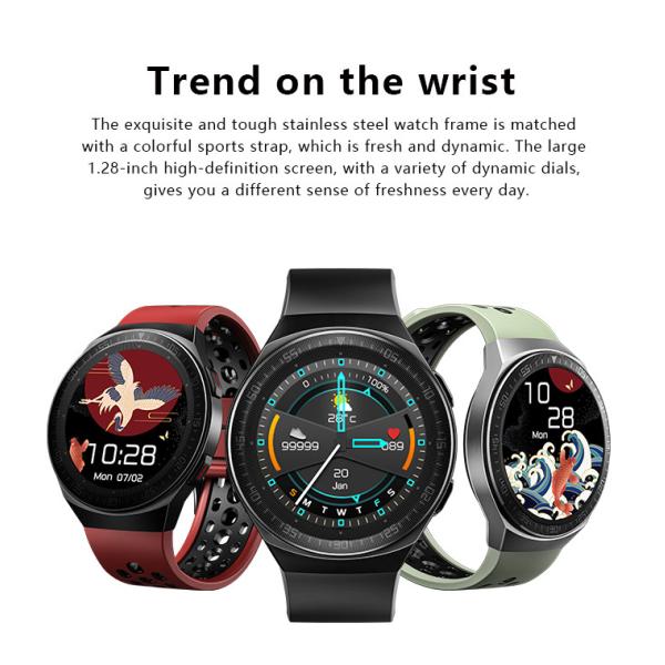 TFT Recording Ip67 Waterproof Smart Bracelet , HRS3300 Running Watch With Music