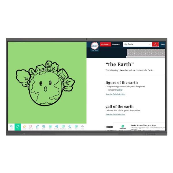 75 Inch 4K Certified Smart Interactive Touch Screen Whiteboard TV Tablet