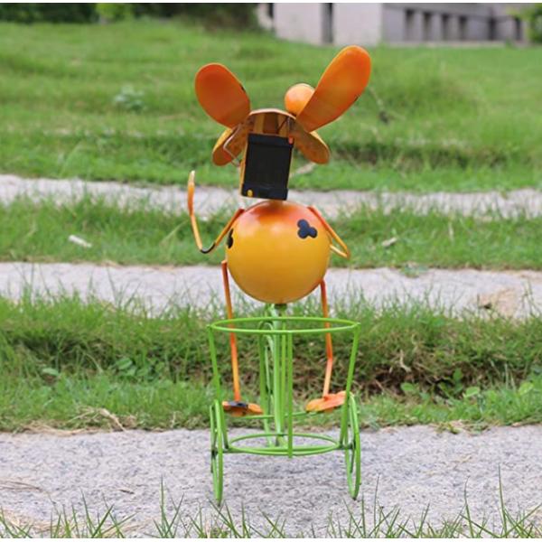 Metal Art IP44 Dog Animal Shaped Solar Garden Lights