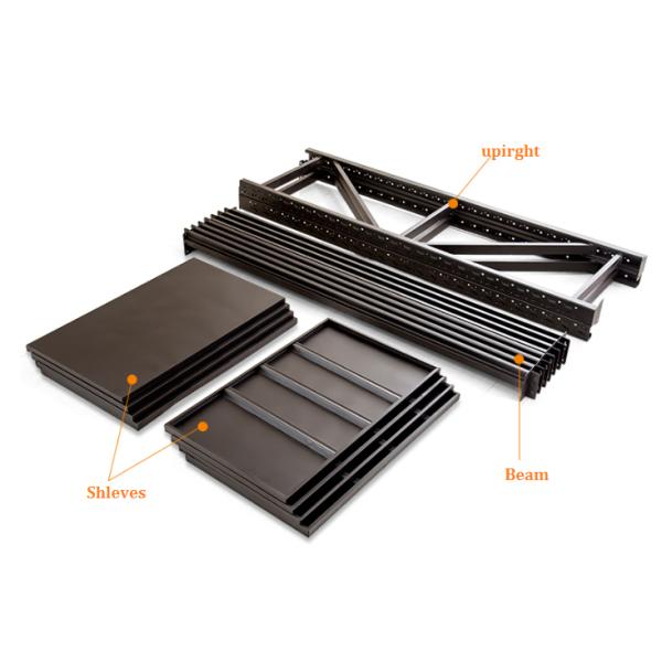 Easy Movable Heavy Duty Garage Metal Garage Shelves 250kg Loading Capacity