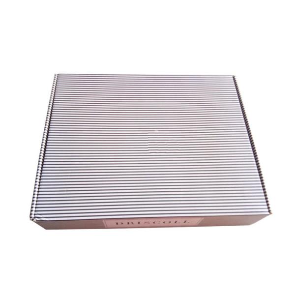 Strips Flat Folding Corrugated Gift Box For Dress And Hairs Packing