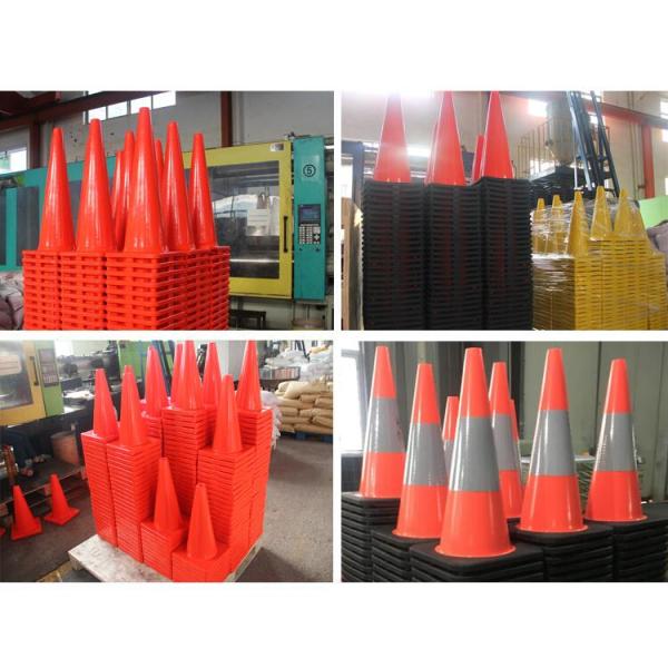 High Visibility Orange PVC Road Traffic Cone For Road Safety Precautions
