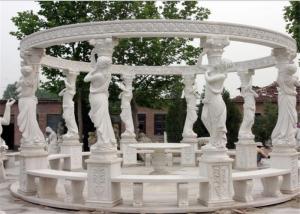 Durable Decorative Landscaping Stone For Hand Carved Marble Gazebos