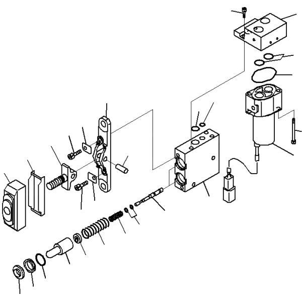 Solenoid Valve 702-21-07610 7022107610 For Komatsu PC350-8 PC300-8 Excavator