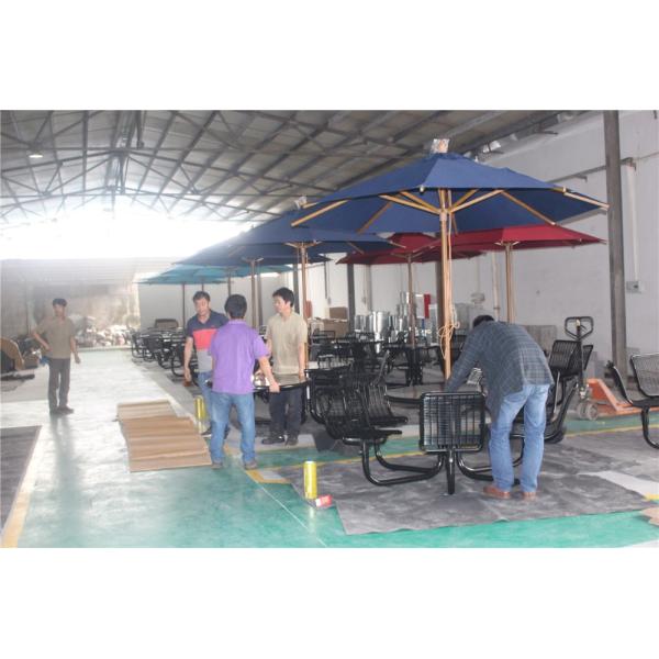 Modern Outdoor Patio Umbrellas , Courtyard Outdoor Garden Parasol 2.7M