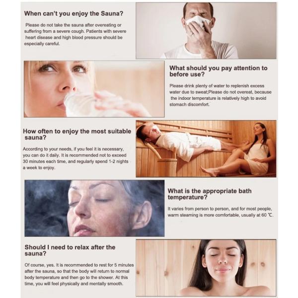 High-end Hemlock Customized Far Infrared Sauna Room