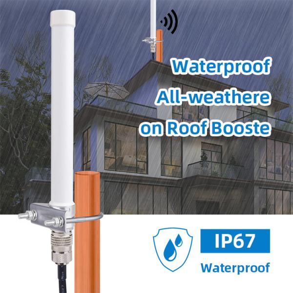 698MHz-960MHz 20W Fiberglass 4G LTE Outdoor Antenna External OMNI Directional