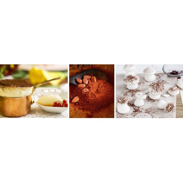 Light Brown Cocoa Ingredients Cacao Powder Alkaline For Hot Chocolate