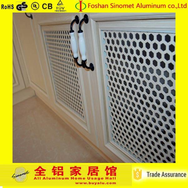 Solid Surface Aluminum Storage Cabinet Durable Aluminum Kitchen Cabinet