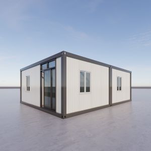 Cheap Soundproof Prefabricated Container Homes With Rock Wool Sandwich Panel wholesale