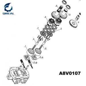 A8V55 A8V86 A8V107 hydraulic pump parts pump kit