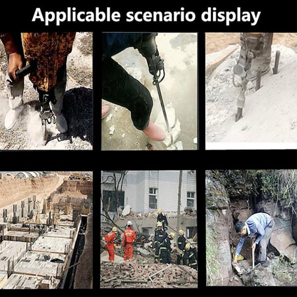 Gasoline Rock Drill Mini Hydraulic Jack Hammer Concrete Breaker for Drilling Diameter 42mm and Drilling Depth 6m